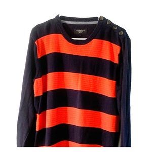 Large crew neck sweater